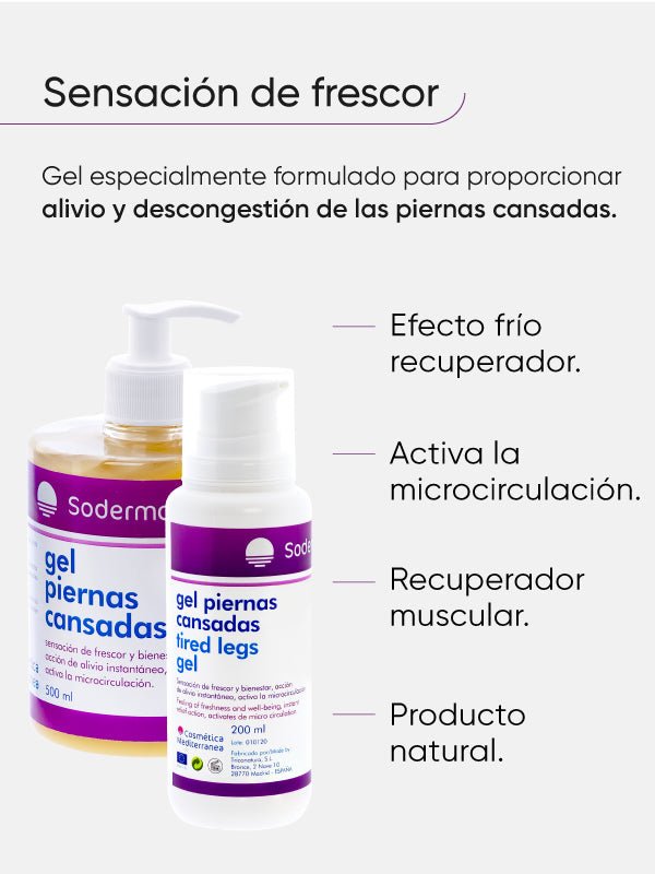 GEL FRIO PIERNAS CANSADAS - Sodermol